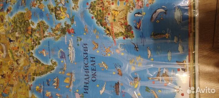 Карта мира для детей