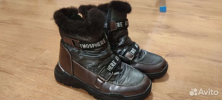 Сапоги теплые зимние для девочки