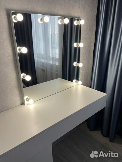 Гримерное зеркало с подсветкой