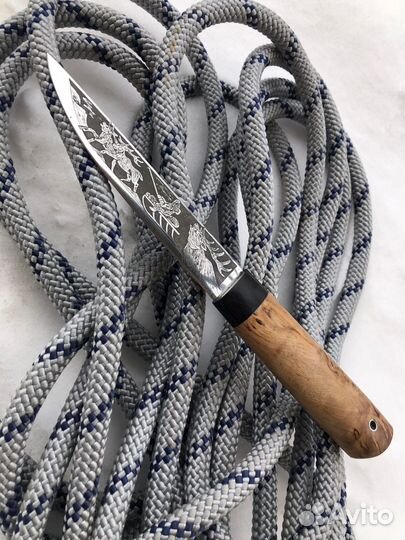 Нож якутский охотничий ручной работы