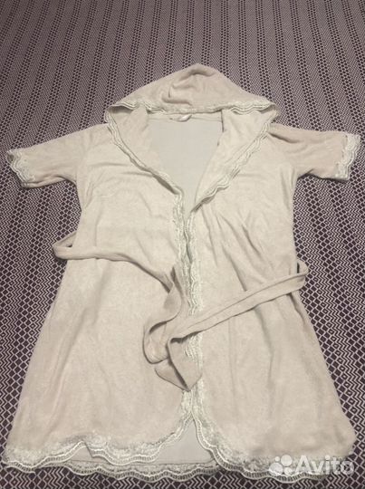 Халат махровый женский, S
