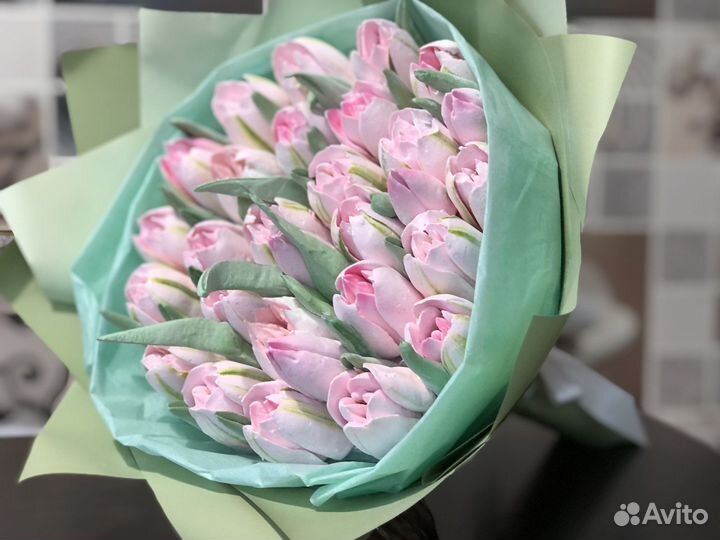 Тюльпаны из зефира круглый год