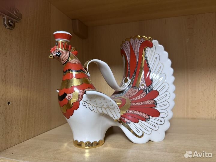 Жар-птица, птица счастья фарфор