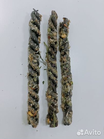 Свечи восковые с травами. Очищение негатива