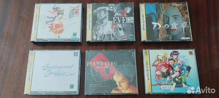 Лицензионные игры для Sega Saturn японский регион