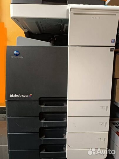 Мфу konica bizhub C258 пробег по цвету 264тыс