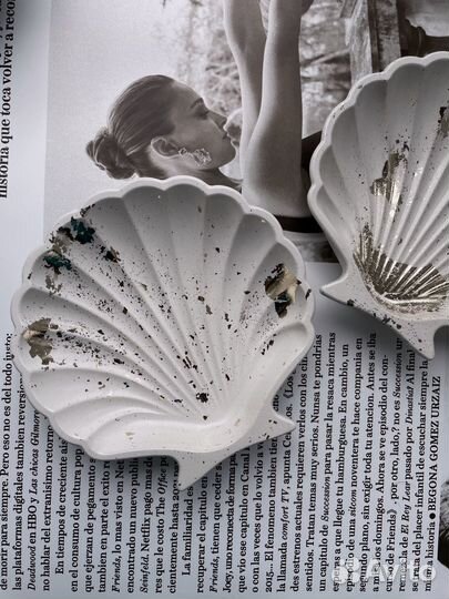 Подставка декоративная/подставка из гипса