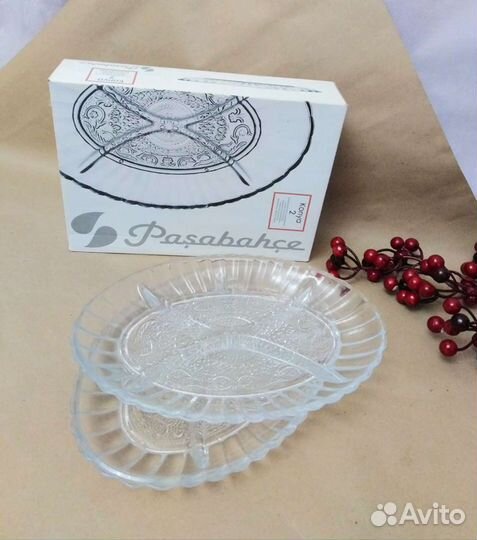 Новые менажницы набор стекло