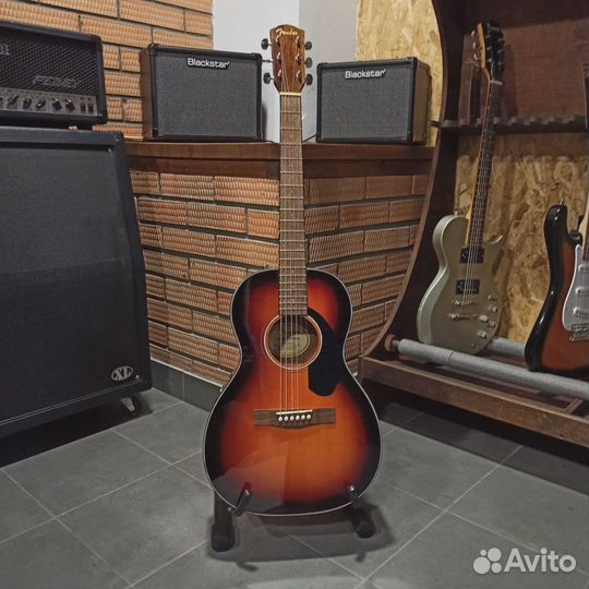 Акустическая гитара Fender CP-60S Parlor Sunburst