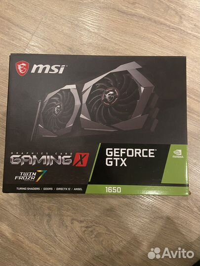 Видеокарта gtx 1650 4gb gaming x