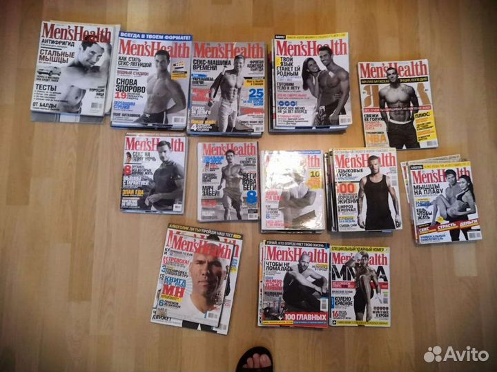 Мужские журналы Mens Health и Mens Fitness