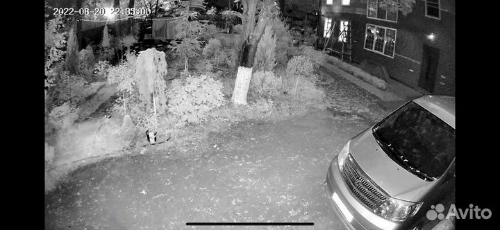 Камера видеонаблюдения с фонарем