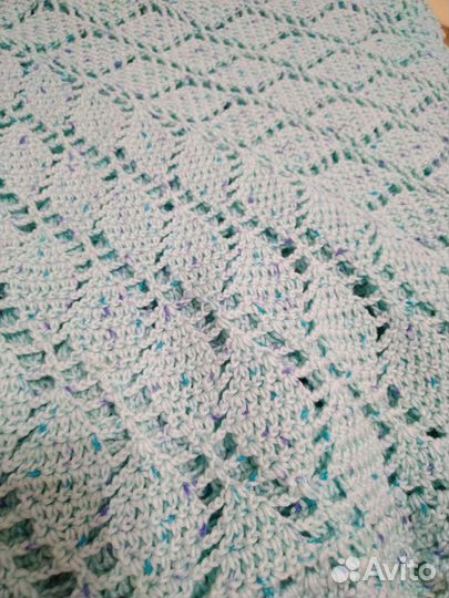 Плед детский вязаный