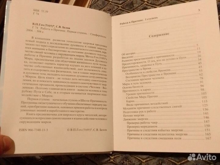 Работа в причине. Первая ступень. В. П. Гоч