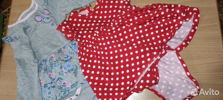 Пакет одежды на девочку 12-18 месяцев