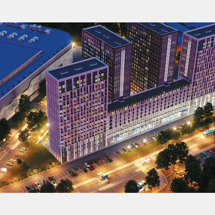 2-к. апартаменты, 35,9 м², 20/21 эт.