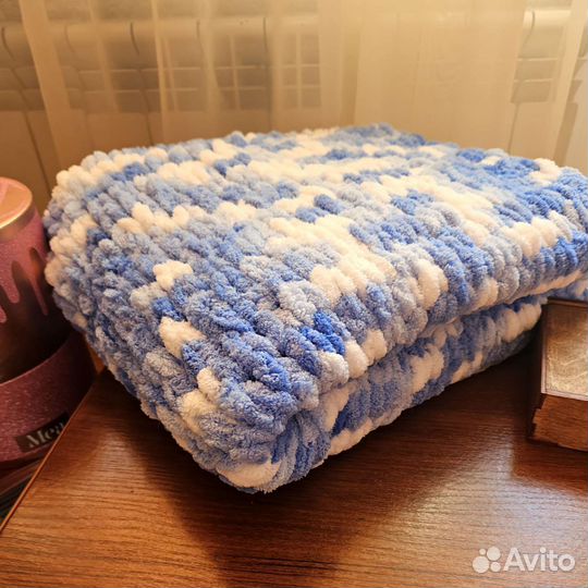 Плед детский вязаный ручная работа