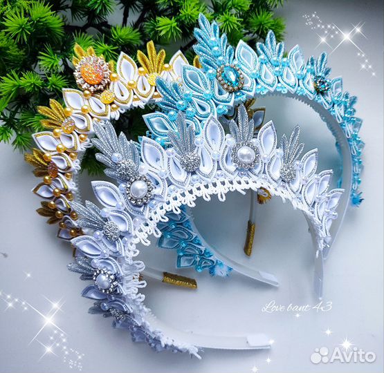 Ободок для волос ручной работы