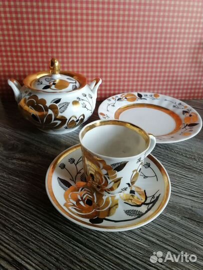 Кофейный сервиз вербилки СССР