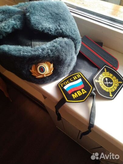 Шапка офицера мвд РФ