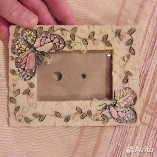 Фоторамка, бабочки,верблюд, веер, собака