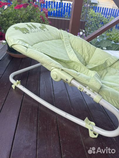 Шезлонг детский качалка