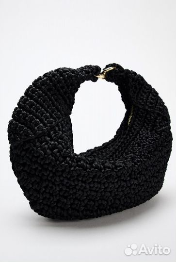 Плетеная сумка zara