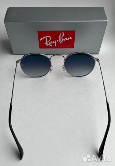 Очки Ray Ban Round Metal серые