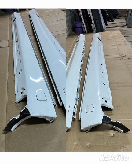 Накладки порогов W220 S220 Mercedes