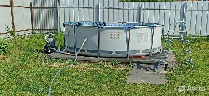 Каркасный бассейн 366 на 100 бу