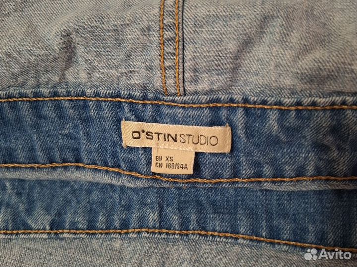 Комбинезон шорты джинсовый женский