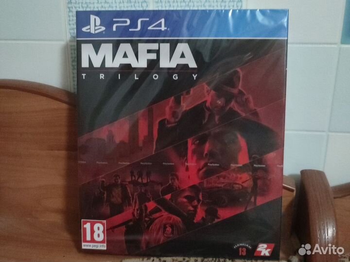 Диск Mafia Trilogy (новая) для ps4