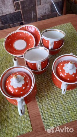 Сервизы чайные фарфоровые СССР, ГДР