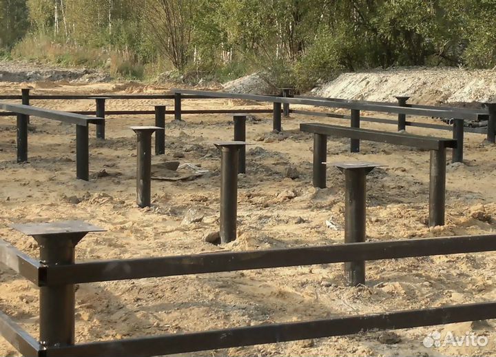 Фундамент из винтовых свай