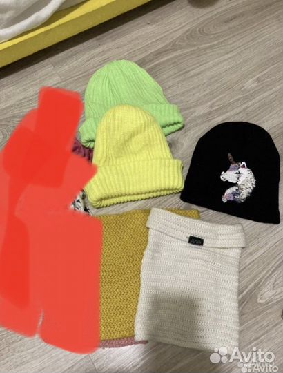 Шапка и снуд детский