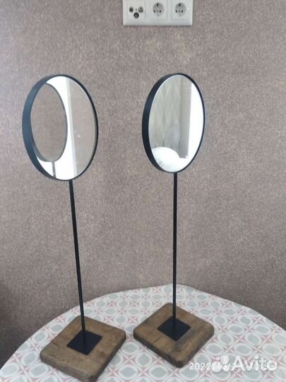 Зеркало настольное,лофт,гримерное