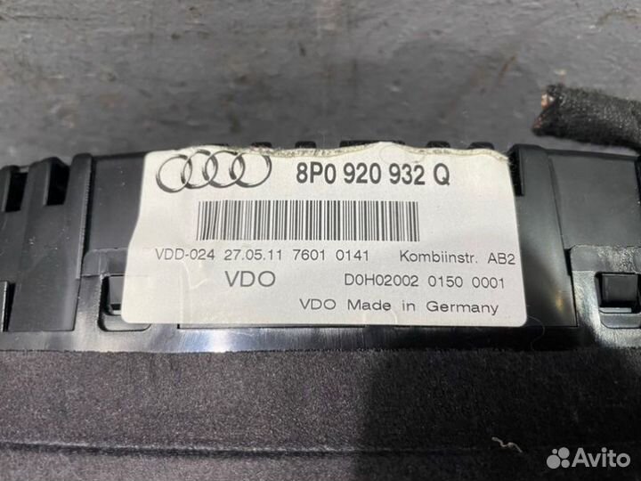 Щиток приборов Audi A3 8P