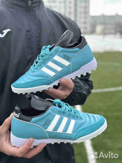 Сороконожки Adidas Copa Mundial бирюзовые