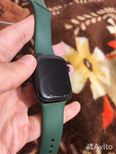 Часы apple watch 7 45 mm green