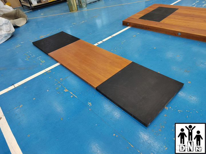 Помост для становой тяги компактный с морением DNN