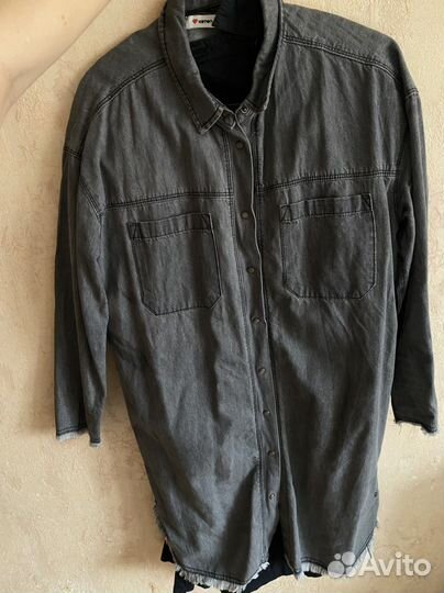 Джинсовое платье