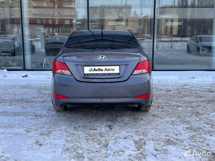 Hyundai Solaris 1.4 МТ, 2015, 103 500 км