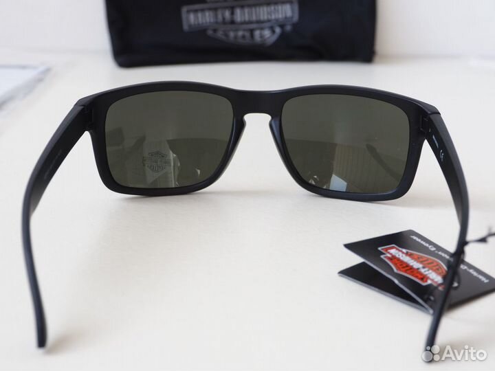 Очки Harley-Davidson зеленые стекла царапина