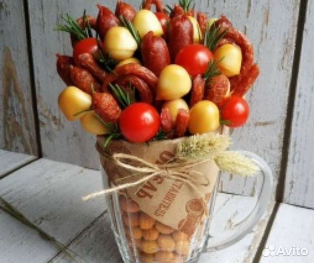 Сьедобные мужские букеты Самара