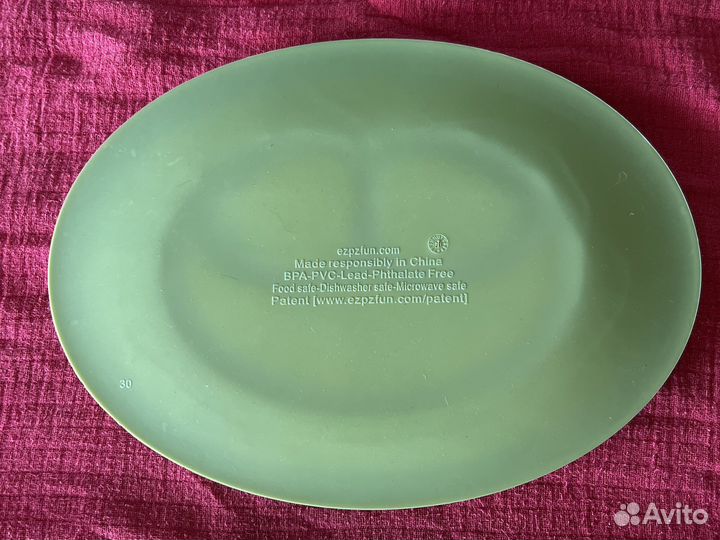 Силиконовая тарелка детская ezpz