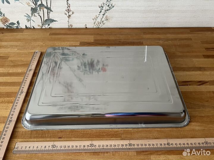 Поднос из нержавейки 50х35 глубокий