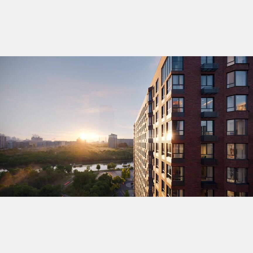 2-к. квартира, 60,9 м², 16/19 эт.