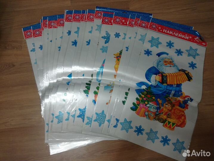 Декоративные наклейки на стену, новогодние