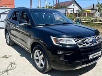 Ford Explorer 3.5 AT, 2018, 97 500 км, с пробегом, цена 3 465 000 руб.