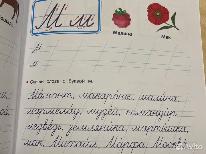 Рабочая тетрадь прописи